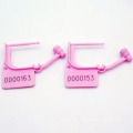 High security disposable plastic padlock seal/security seal